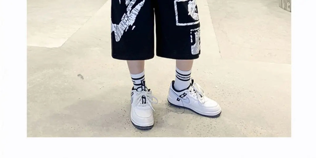 Boys' Hip-Hop T-Shirt & Pants Sports Set