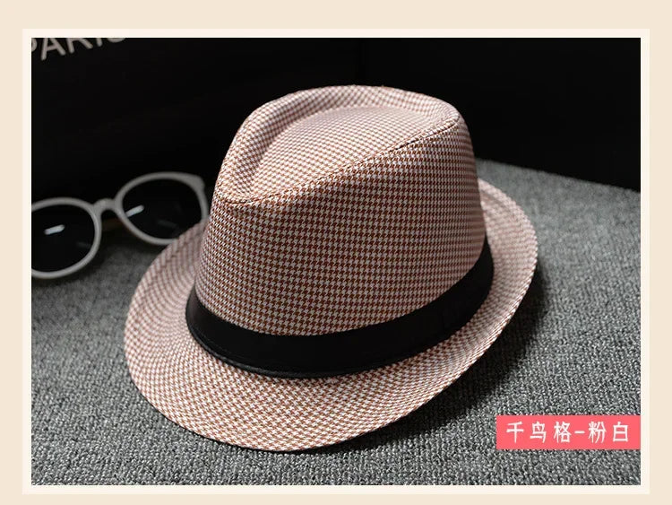 Unisex Vintage Fedora Panama Hat