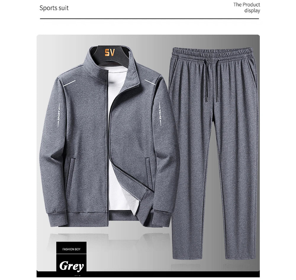 Men's Sweatshirt & Sweatpants Tracksuit Set