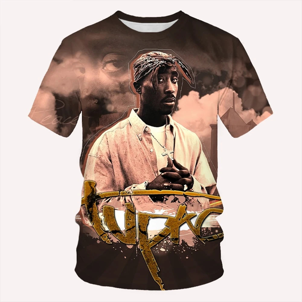 Unisex Hip-Hop 3D Print Cool T-Shirt