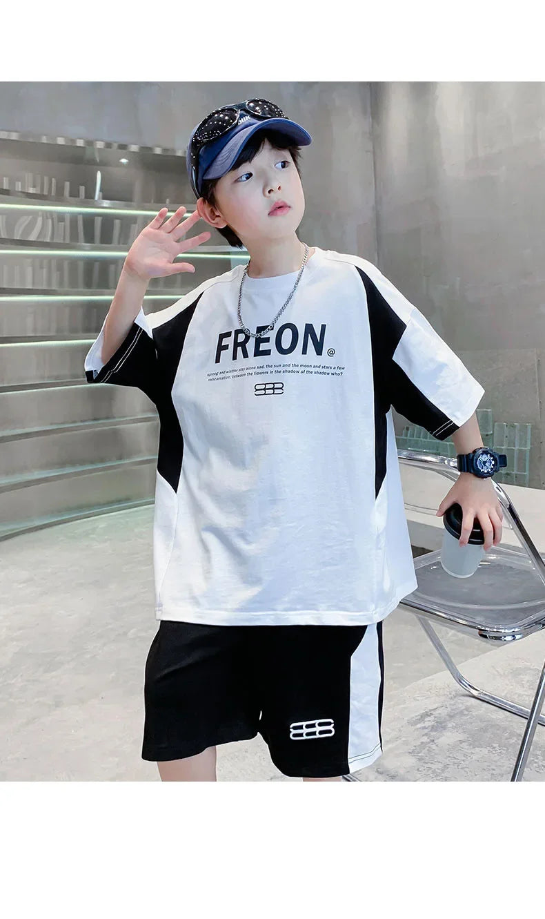 Boys' Sports Short-Sleeve Summer Set