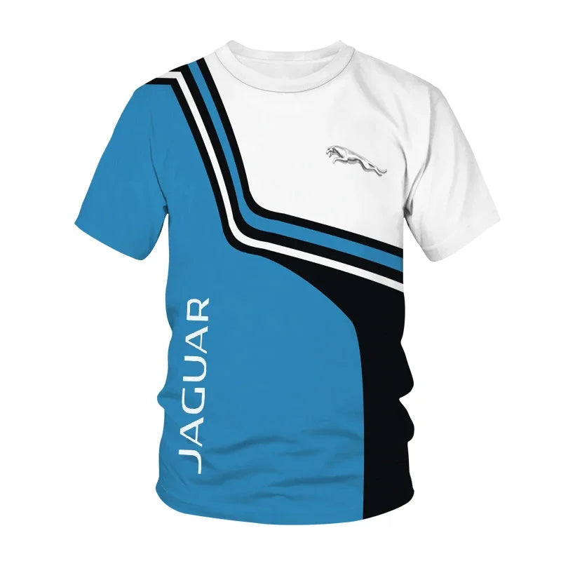 Unisex 3D Jaguar Racing Print T-Shirt