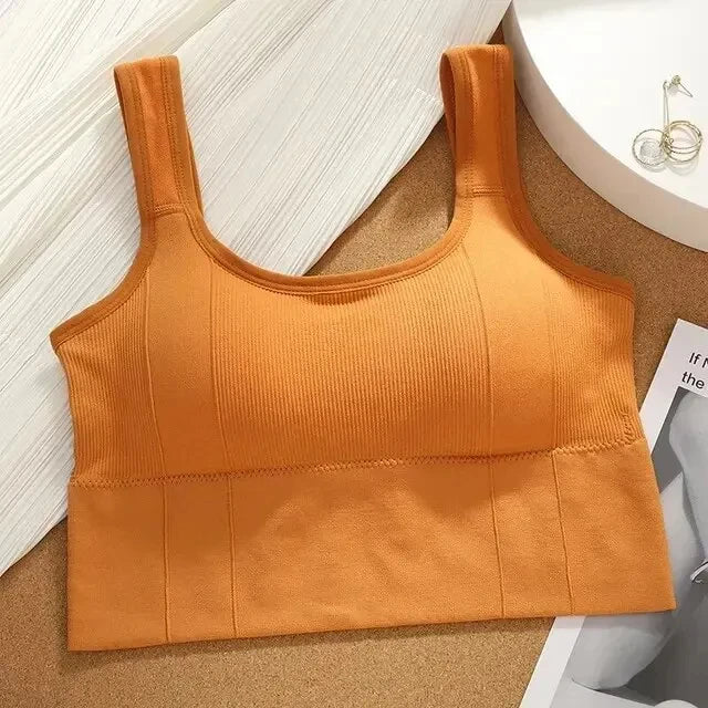 Women's Seamless Push-Up Sports Bra