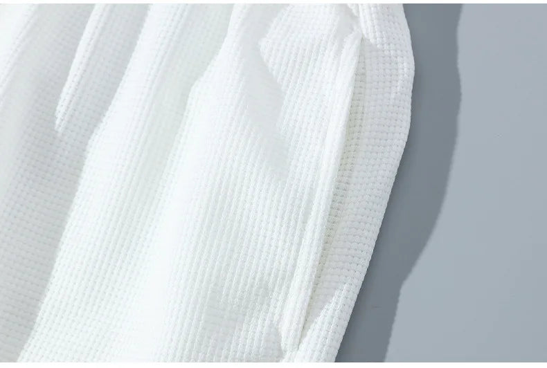 Men's Waffle T-Shirt & Shorts Tracksuit Set