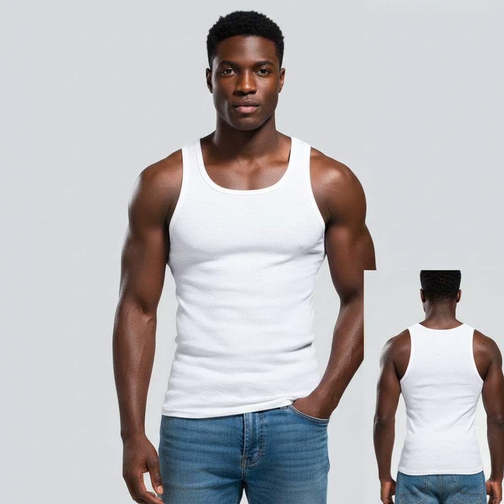 Men's Cotton Sleeveless Fitness Vest