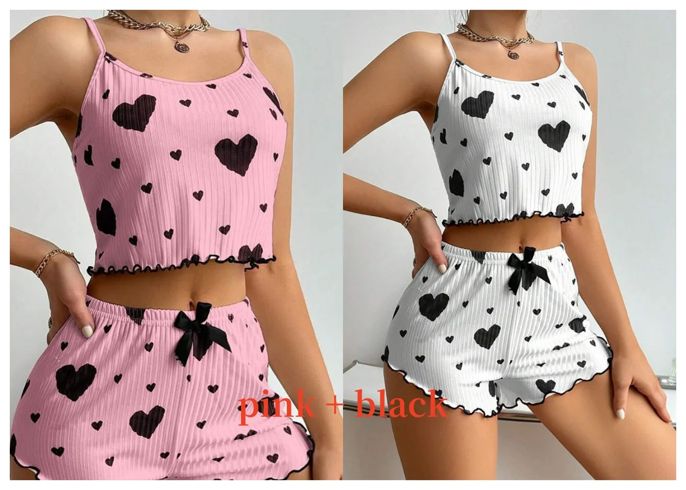 Women's Tank Top & Shorts Pajama Set