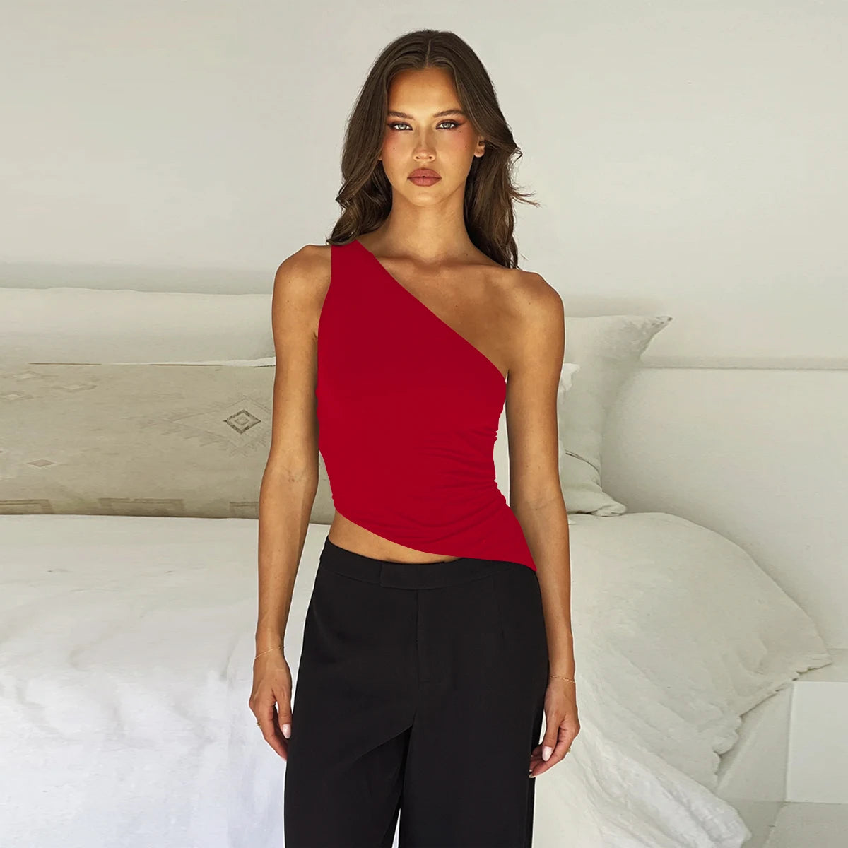 Women's Backless Lace-Up Top
