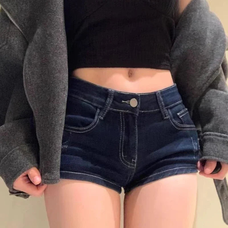 Women's Skinny Denim Shorts