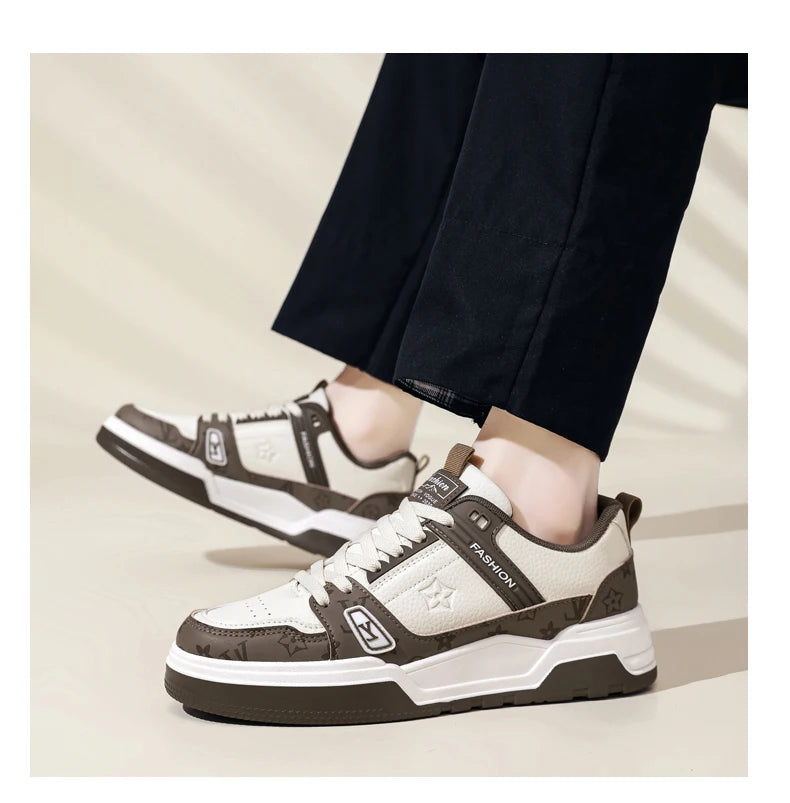 Men's Street Style Platform Skate Sneakers