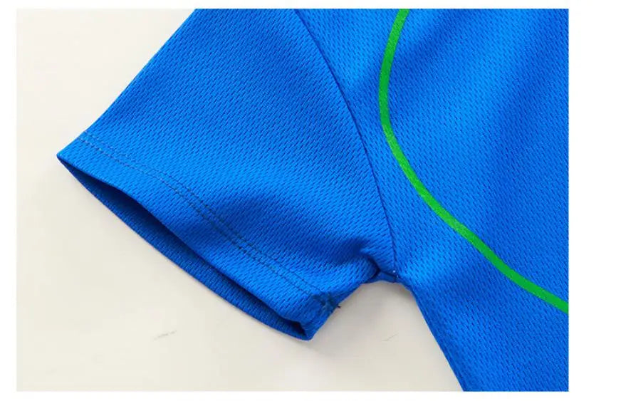 Boys' Korean Letter Print Sports Set