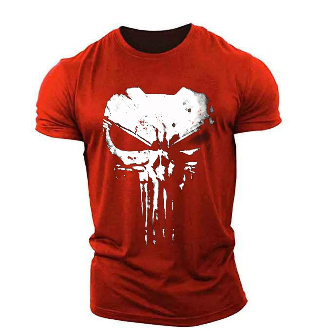 Men's Retro Sparta 3D Print Oversized T-Shirt