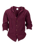 Men's Hooded Linen Beach Shirt