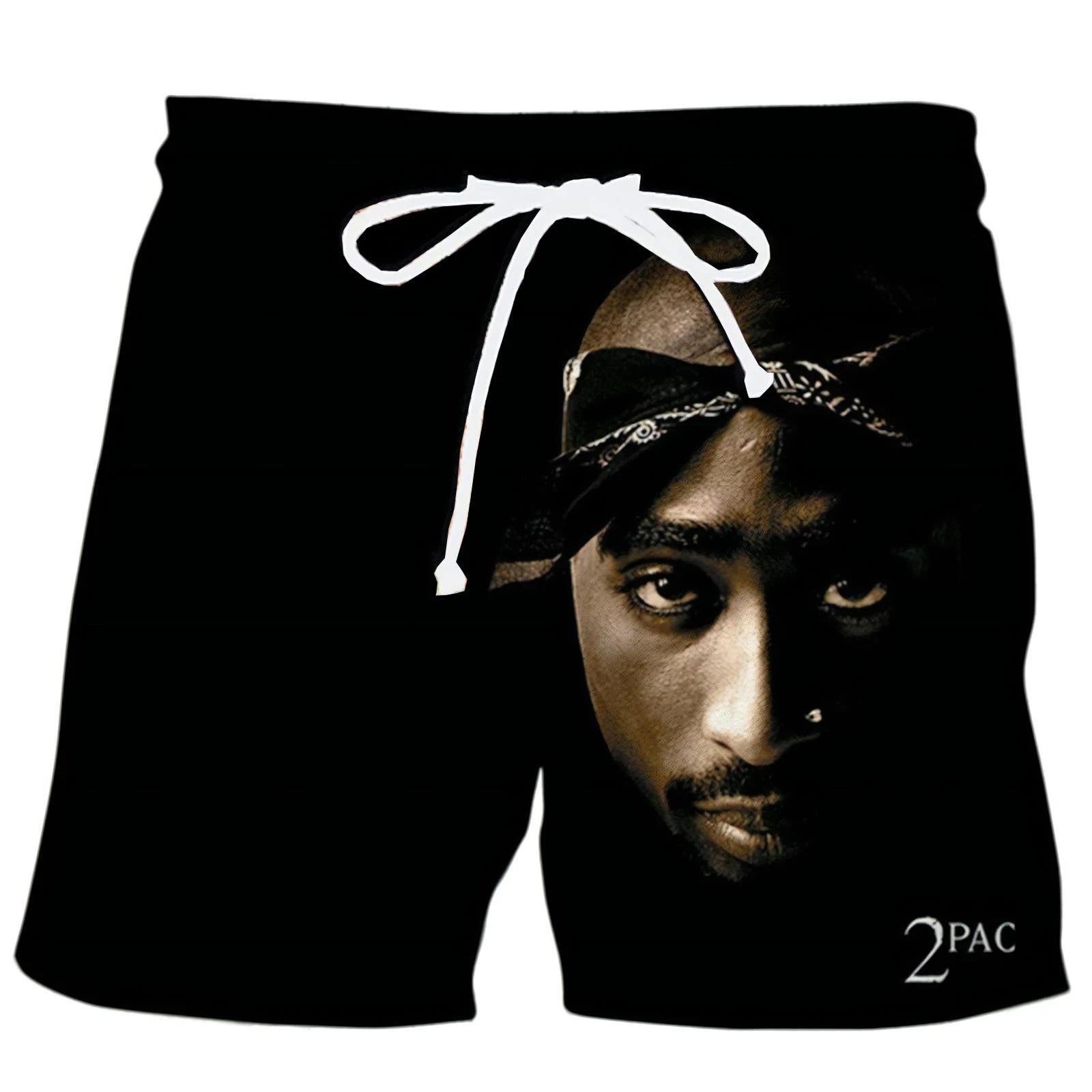 Men's 2Pac Tupac 3D Print Sweatshorts