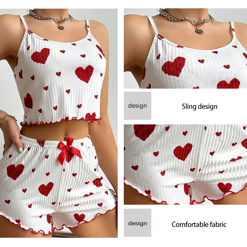 Women's Tank Top & Shorts Pajama Set