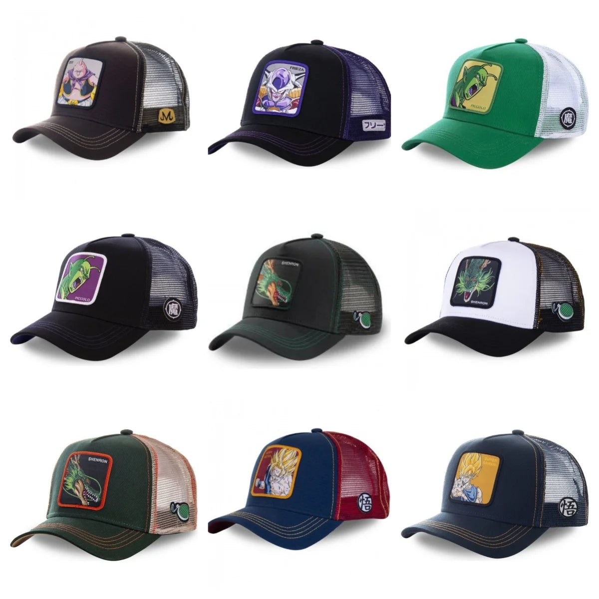 Dragon Ball Embroidered Trucker Cap