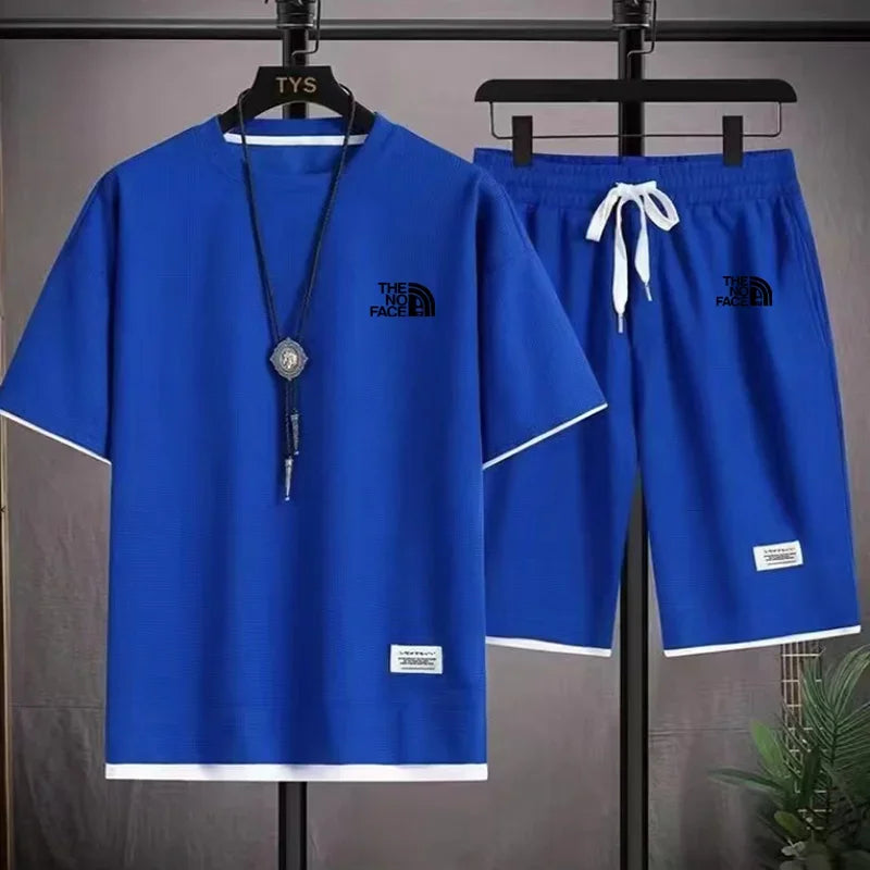 Men's Casual T-Shirt & Shorts Jogging Set