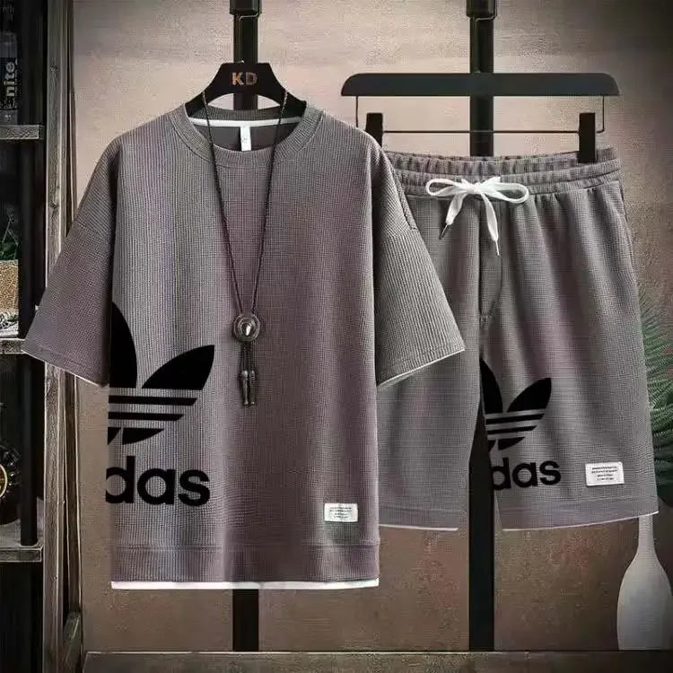 Men's Basketball T-Shirt & Shorts Sports Set