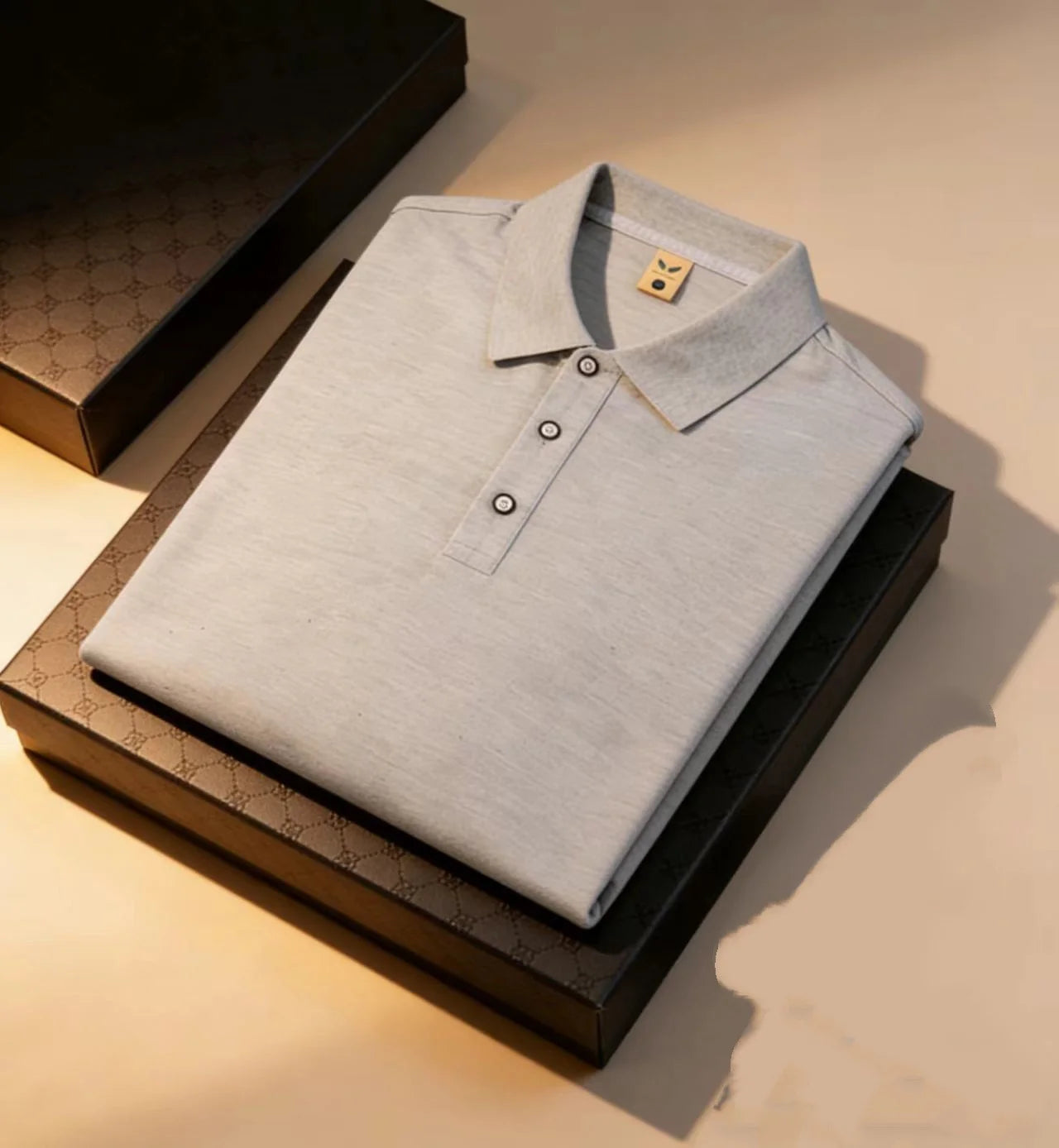 Men's Flip Collar Polo Shirt