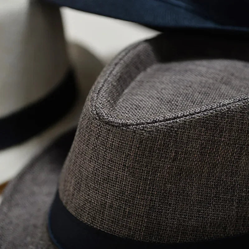 Unisex Vintage Fedora Panama Hat