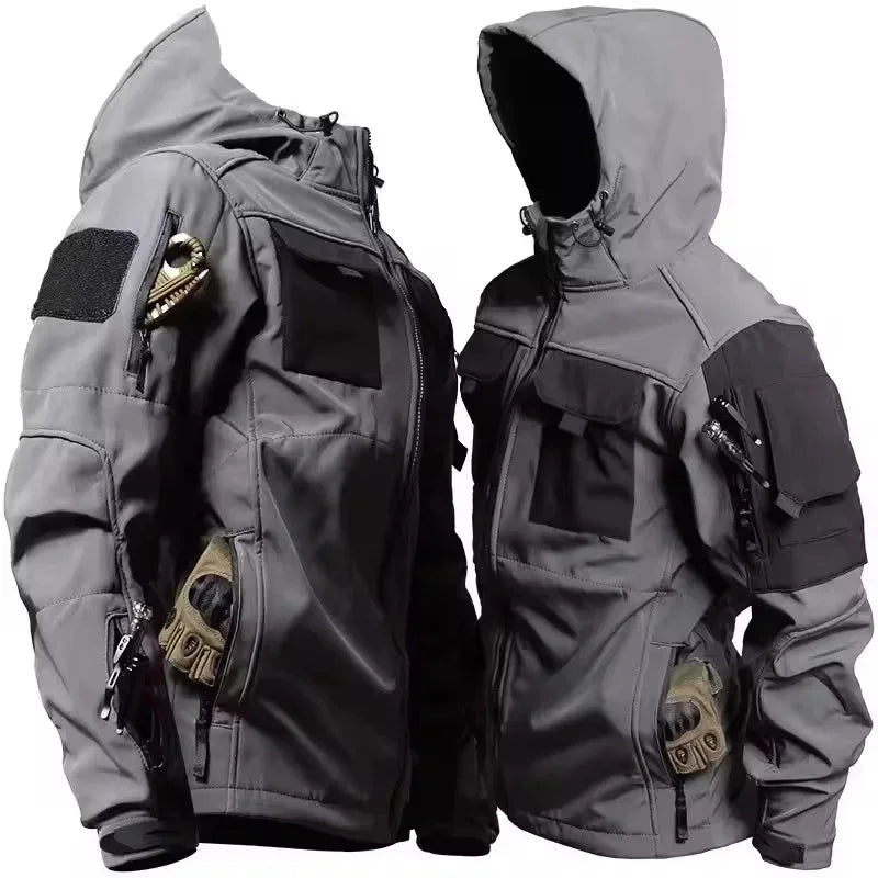 Men's Tactical Waterproof Hooded Jacket