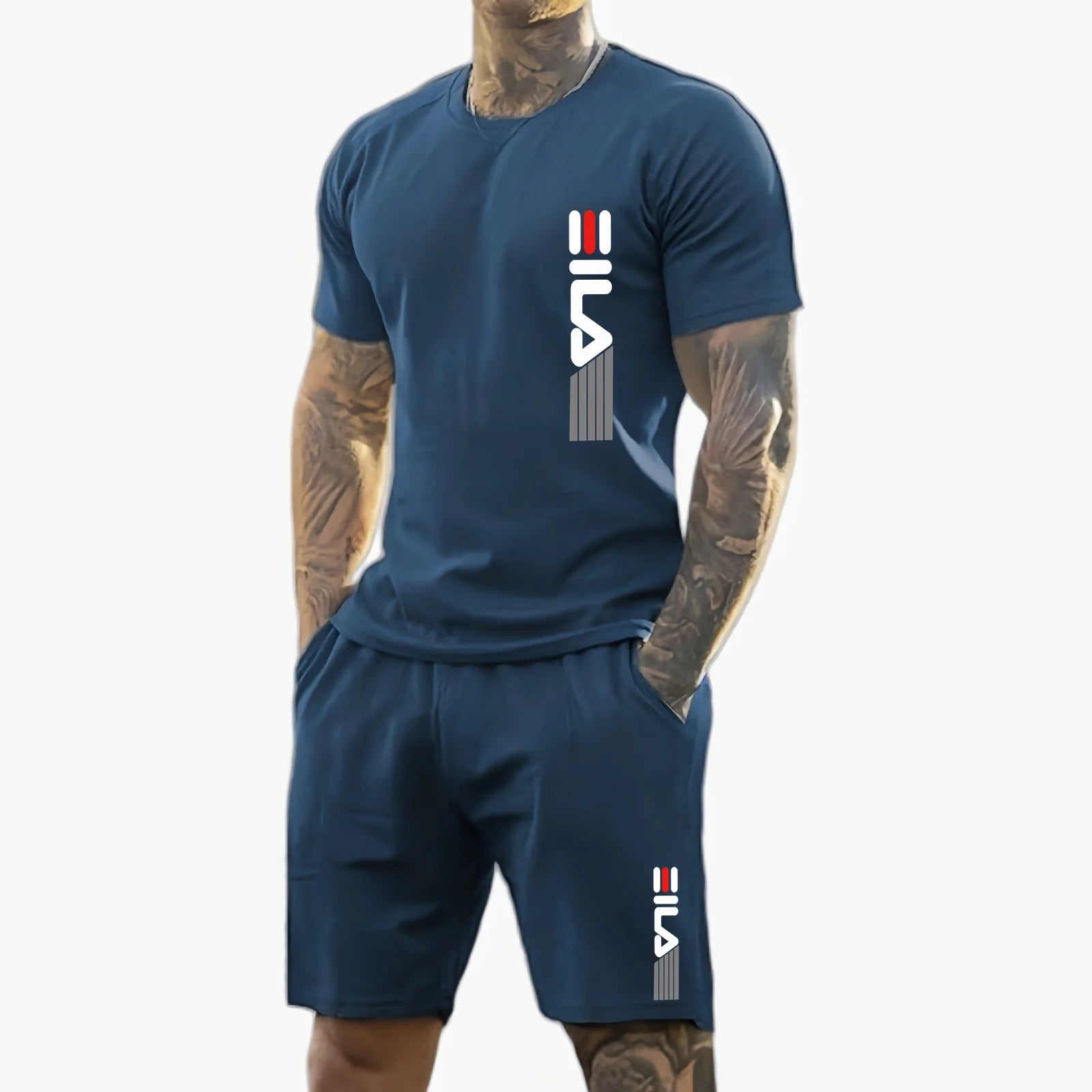 Men's Short Sleeve Polo Co-ord Set
