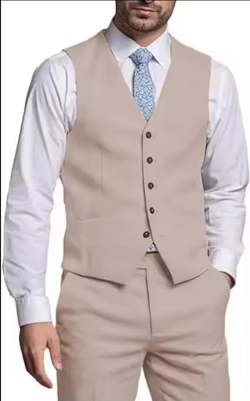 Men's Vest & Pants Suit Set
