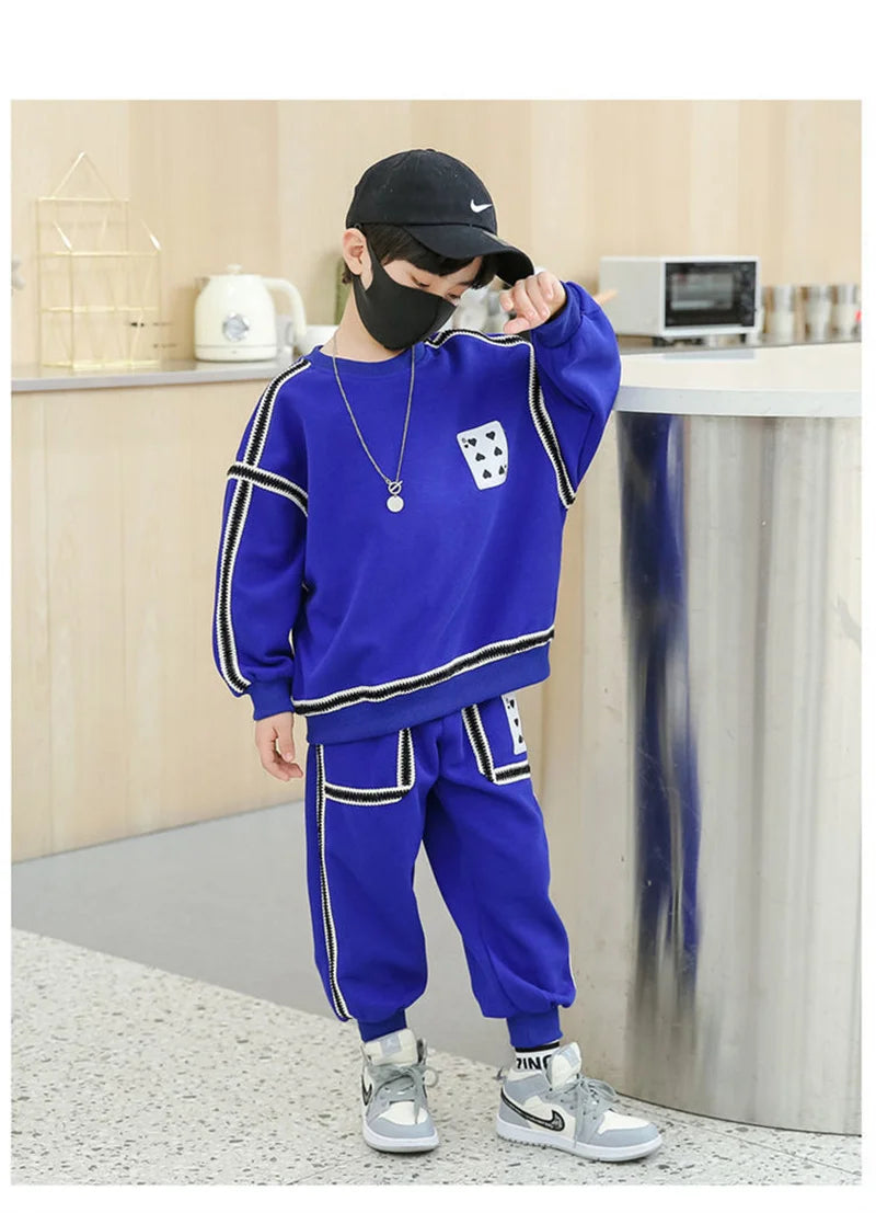 Boys' Casual Sweatshirt & Pants 2-Piece Set