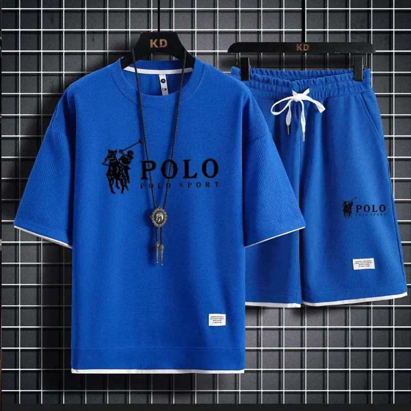 Men's Fitness T-Shirt & Shorts Jogging Set