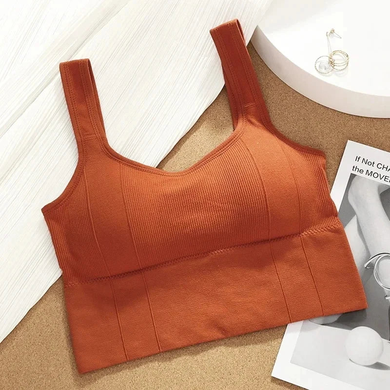 Women's Seamless Push-Up Sports Bra
