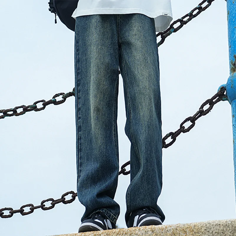 Men's American Retro Y2K Baggy Denim Jeans
