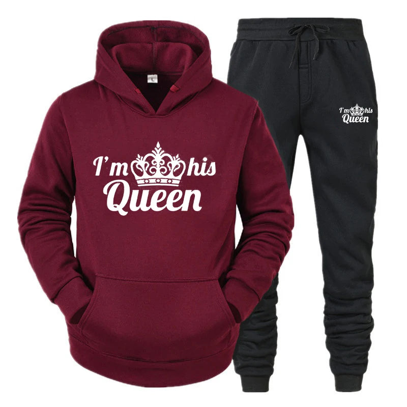 Couples' QUEEN KING Matching Hoodie Set