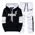 DOUSE Men's Printed Tracksuit Set – Casual Jogger Hoodie & Sweatpants