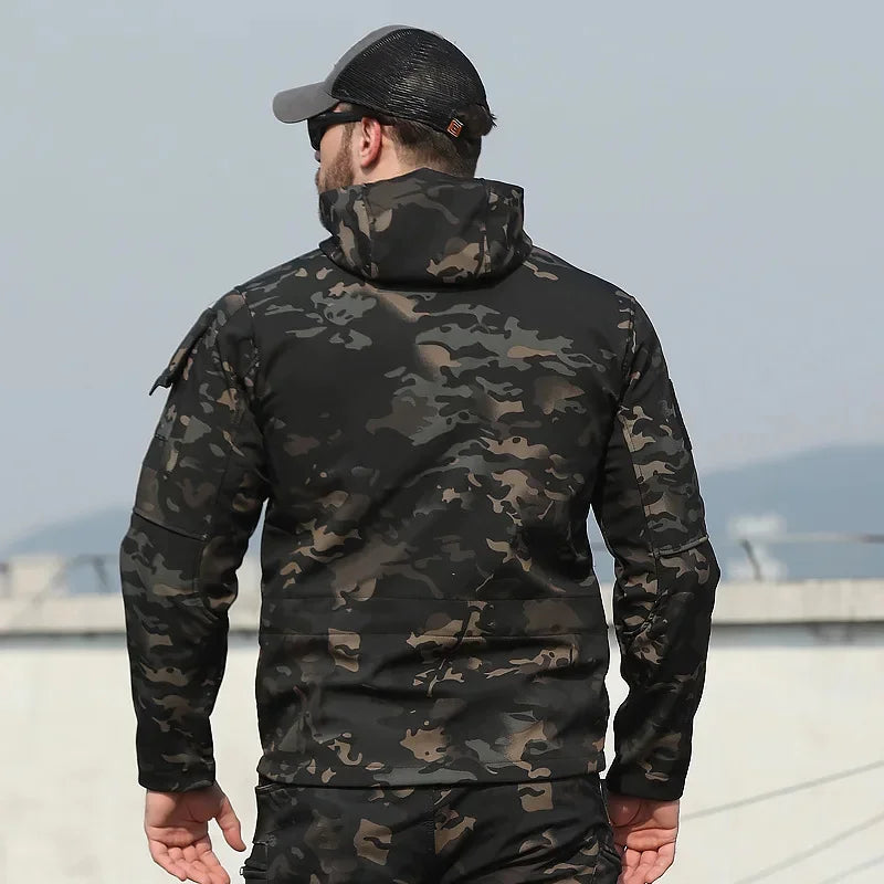 Men's Tactical Waterproof Hooded Jacket