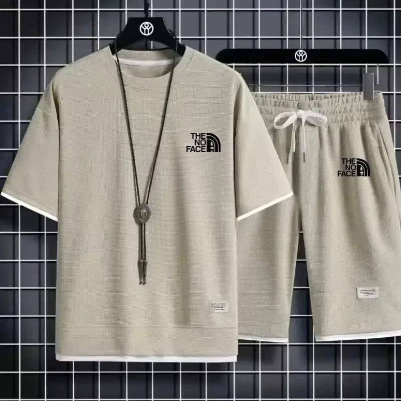 Men's Casual T-Shirt & Shorts Jogging Set