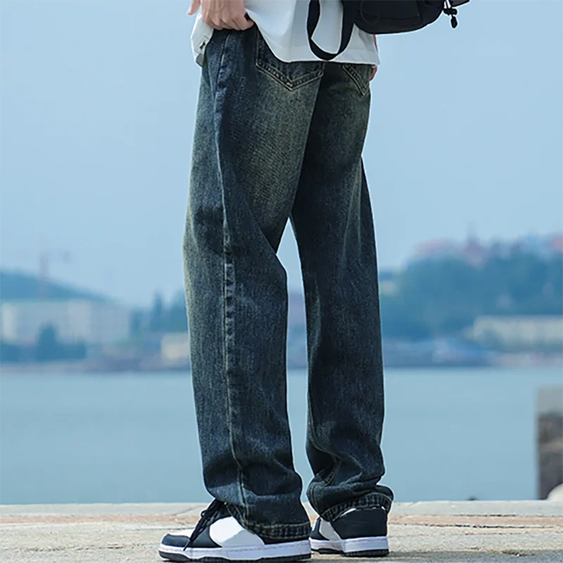 Men's American Retro Y2K Baggy Denim Jeans
