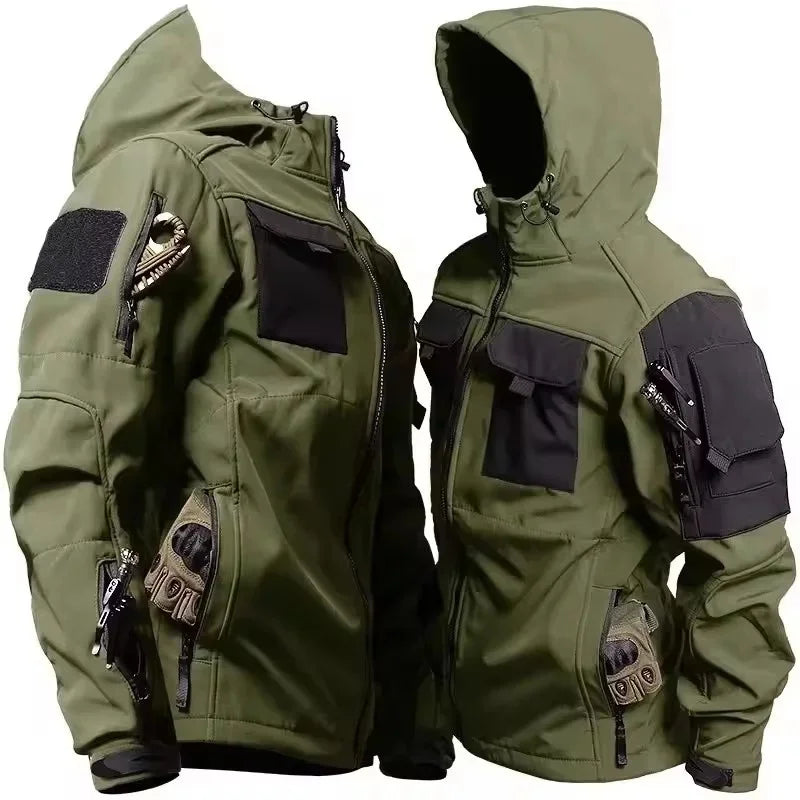 Men's Tactical Waterproof Hooded Jacket