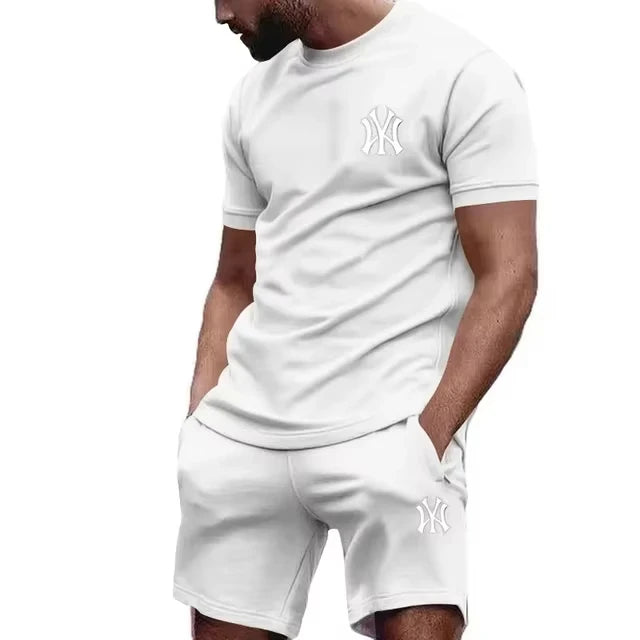 Men's Running T-Shirt & Shorts Sports Set