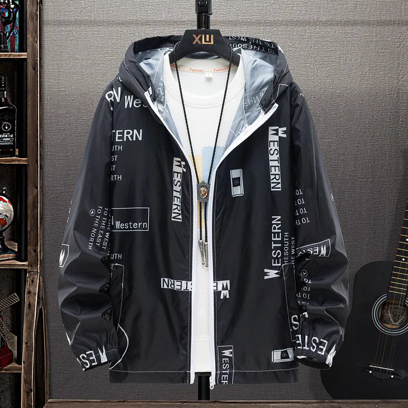 Men's Lightweight Zip-Up Sun Protection Jacket