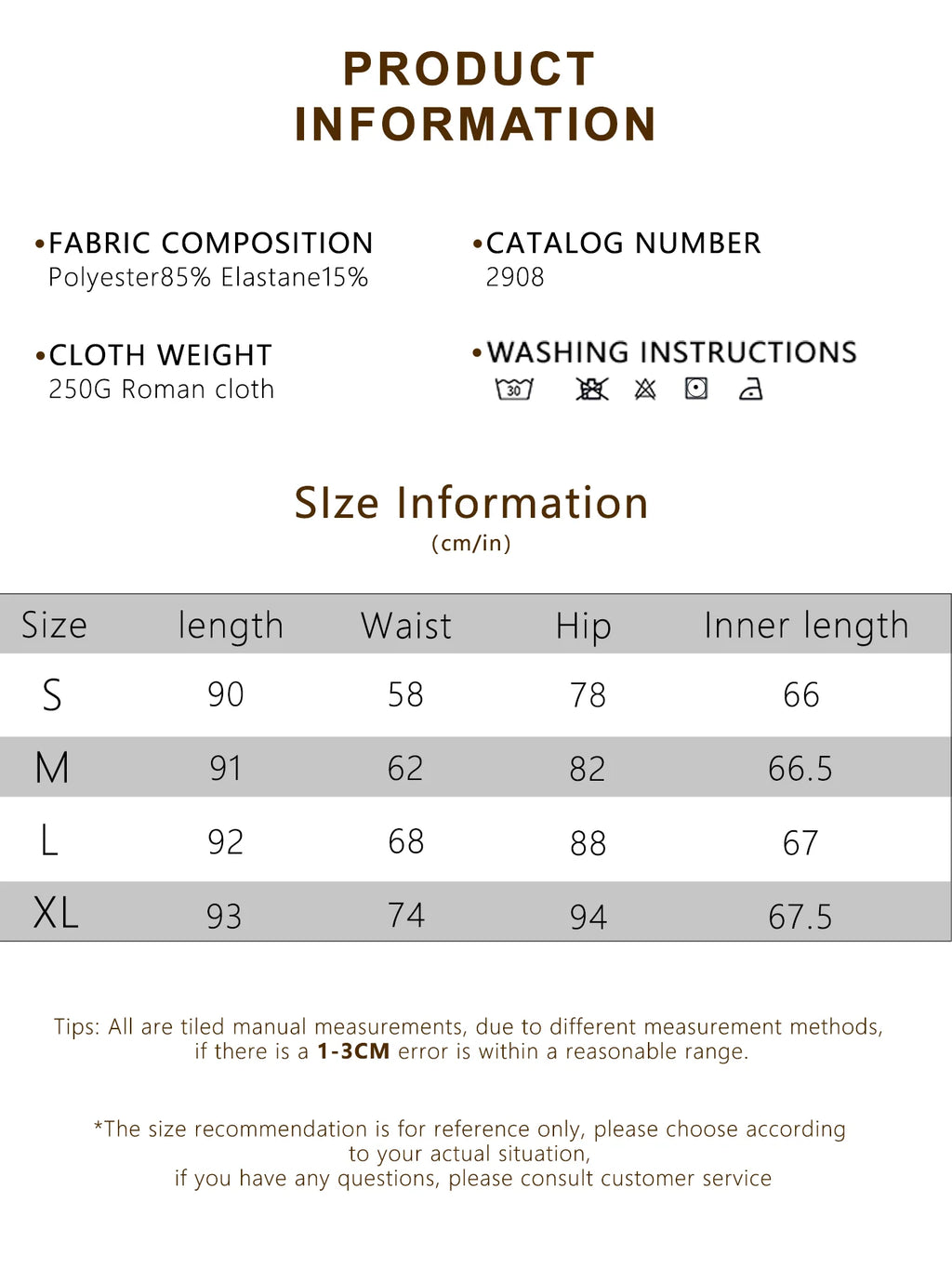 Women's Elastic Waist Yoga Leggings