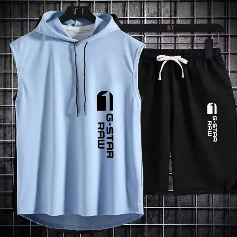 Men's Summer T-Shirt & Shorts Tracksuit Set