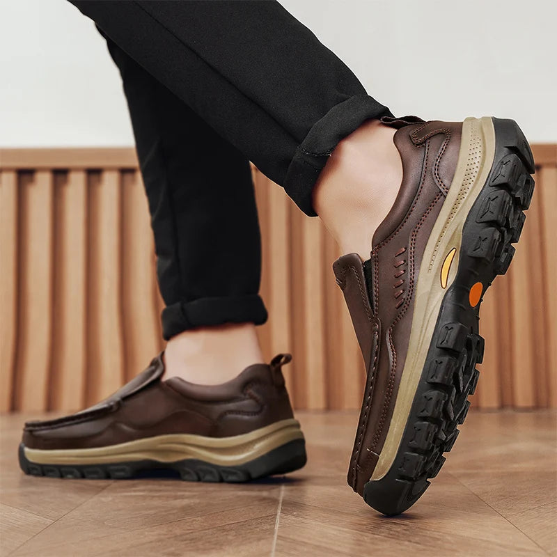 Men's Slip-On Genuine Leather Casual Shoes