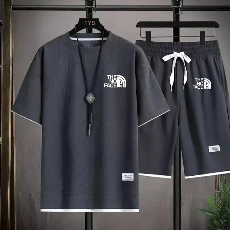 Men's Casual T-Shirt & Shorts Jogging Set