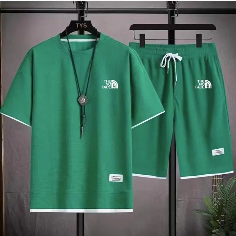 Men's Casual T-Shirt & Shorts Jogging Set