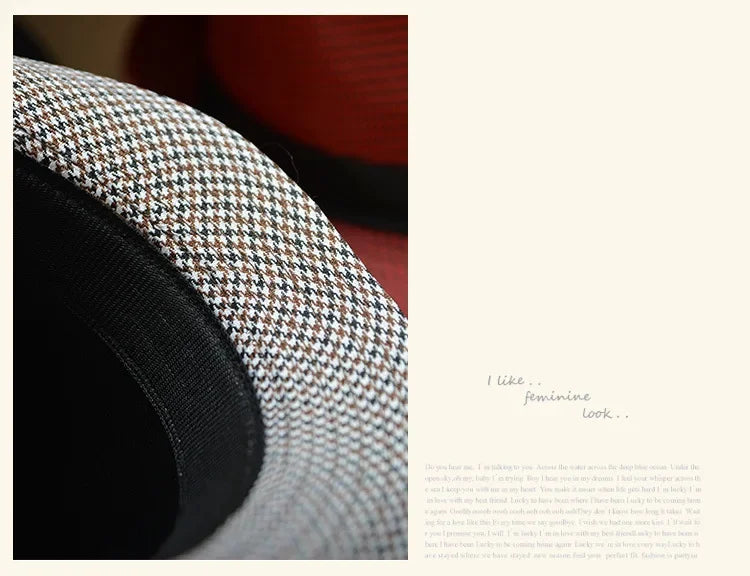 Unisex Vintage Fedora Panama Hat