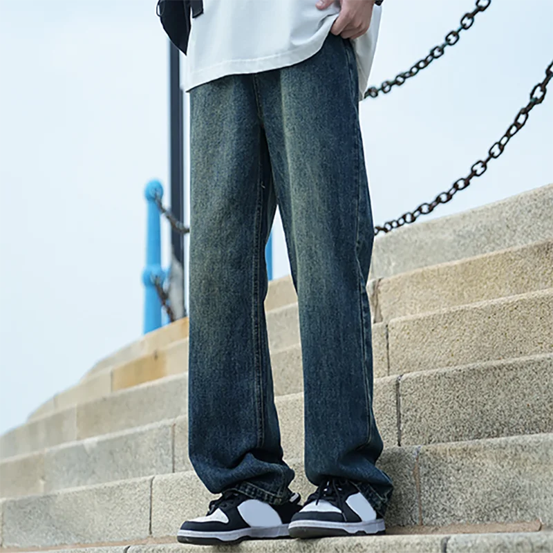 Men's American Retro Y2K Baggy Denim Jeans