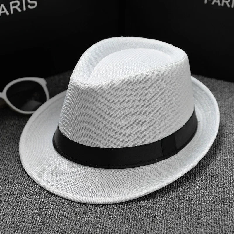 Unisex Vintage Fedora Panama Hat