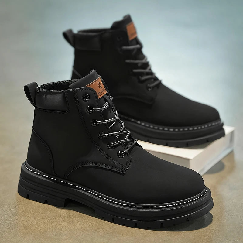 All-Terrain High-Top Lace-Up Boots