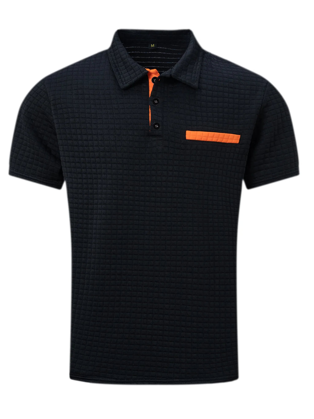 Men's Jacquard Pattern Polo Shirt