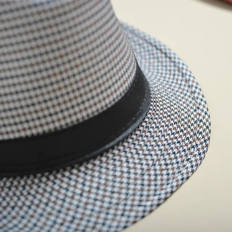Unisex Vintage Fedora Panama Hat