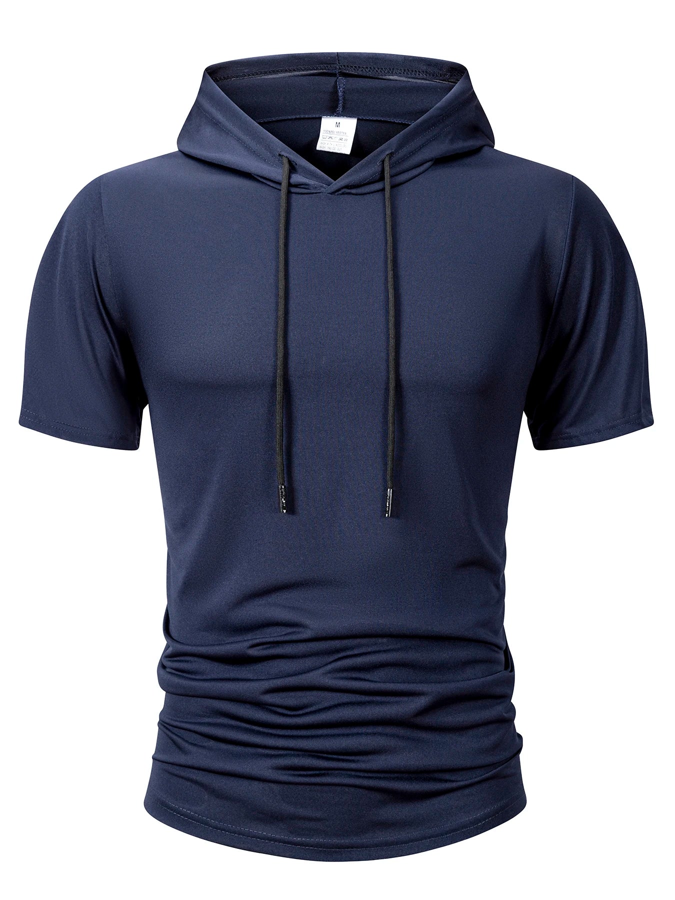 Men's Lightweight Hooded Short-Sleeve T-Shirt